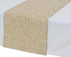 Mantel beige poliéster colección blanca de 150 cm
