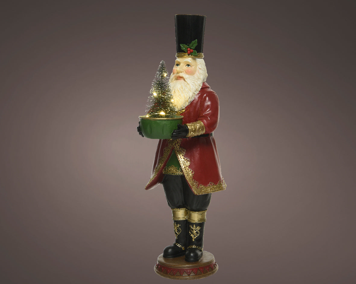 Santa para interior con pilas