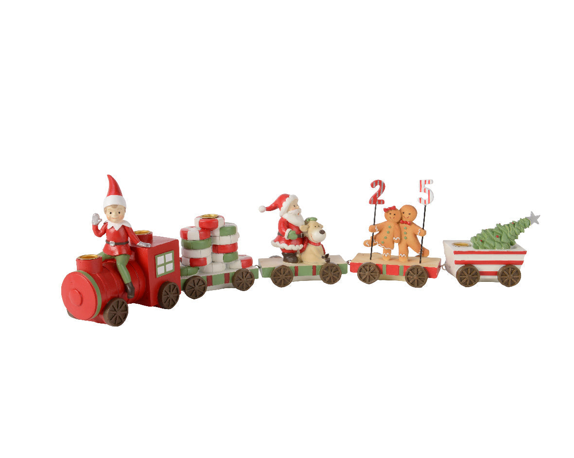 Calendario de adviento  tren de resina
