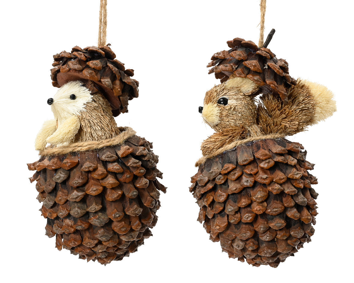 Ornamento de animales forma piña  núm. 523285