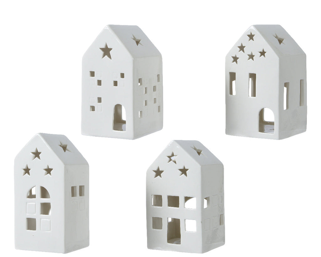 Casita portavela nórdico 16cm