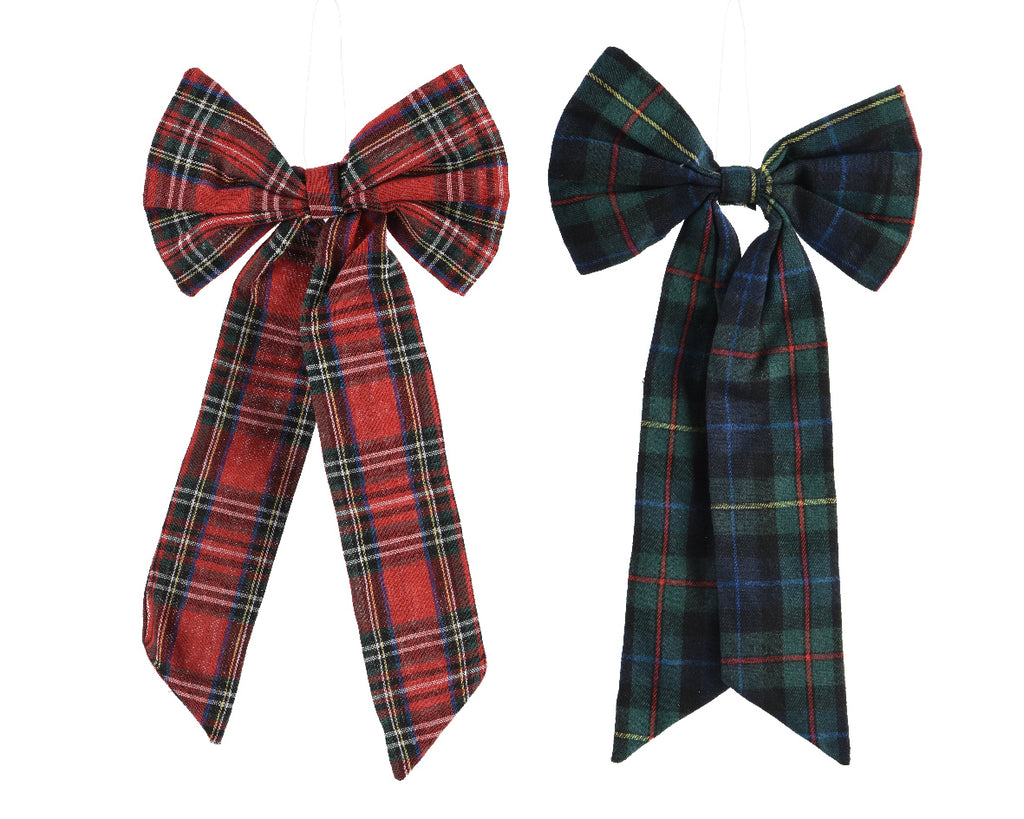 Lazo de navidad rojo y verde de 35cm