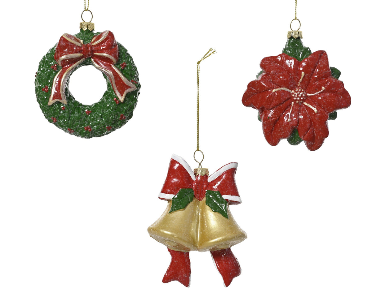 537357-Adorno navideño de plástico  figura roja de Navidad-navidad-envio-canarias