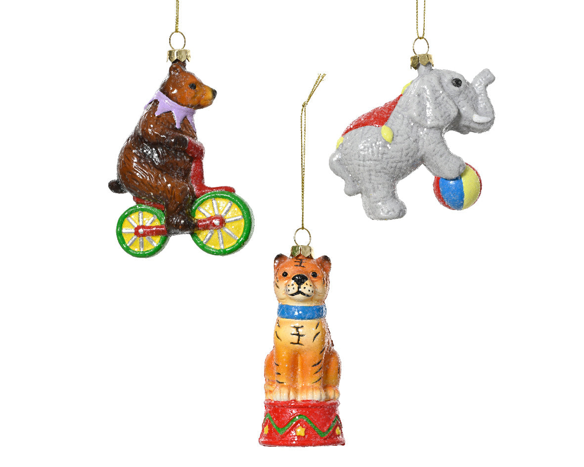 Ornamentos denavidad Animales del circo