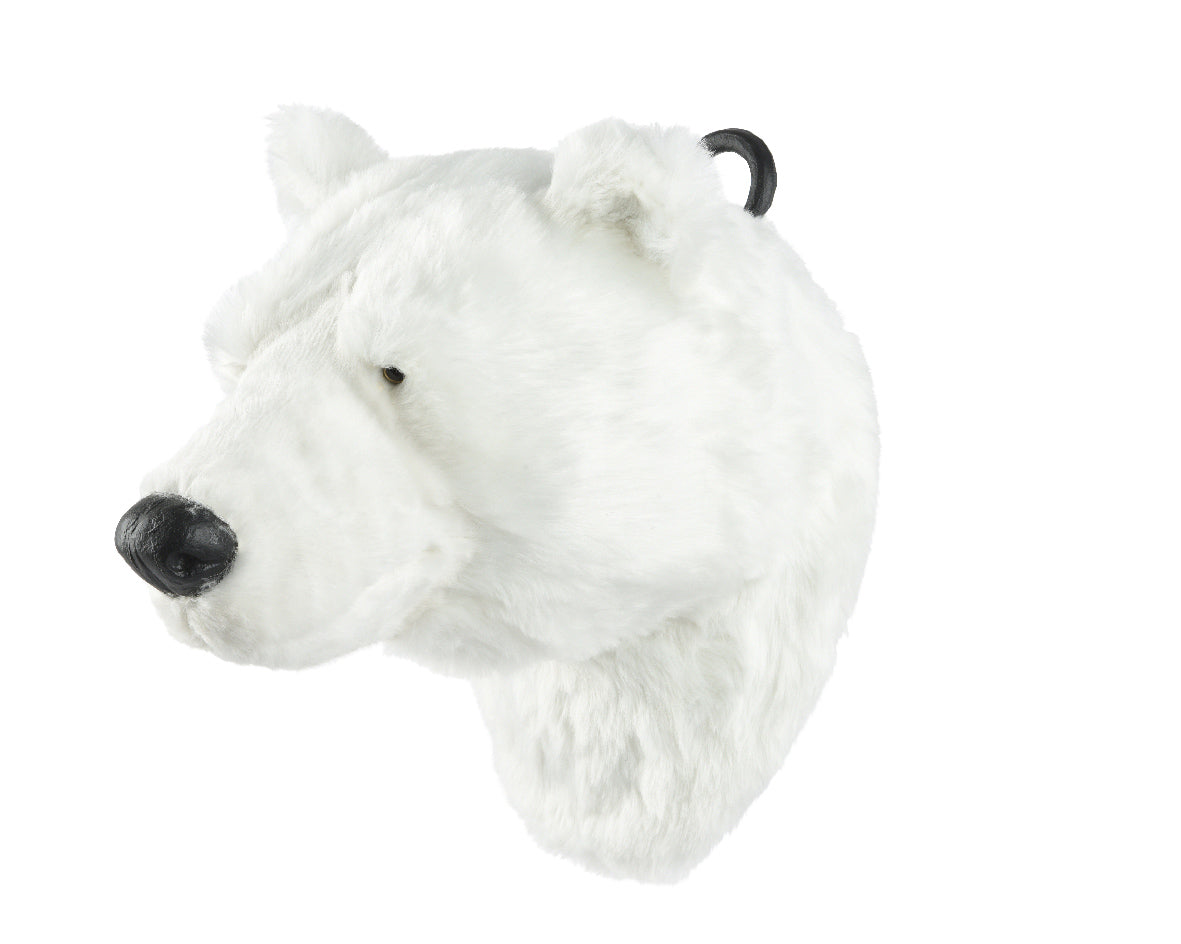 Cabeza de oso Polar decorativo de navidad de 41cm