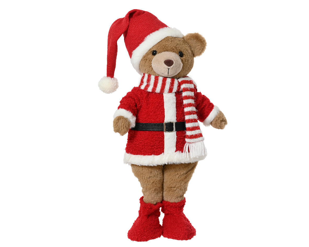 Figura de Oso de peluche de navidad de 51cm