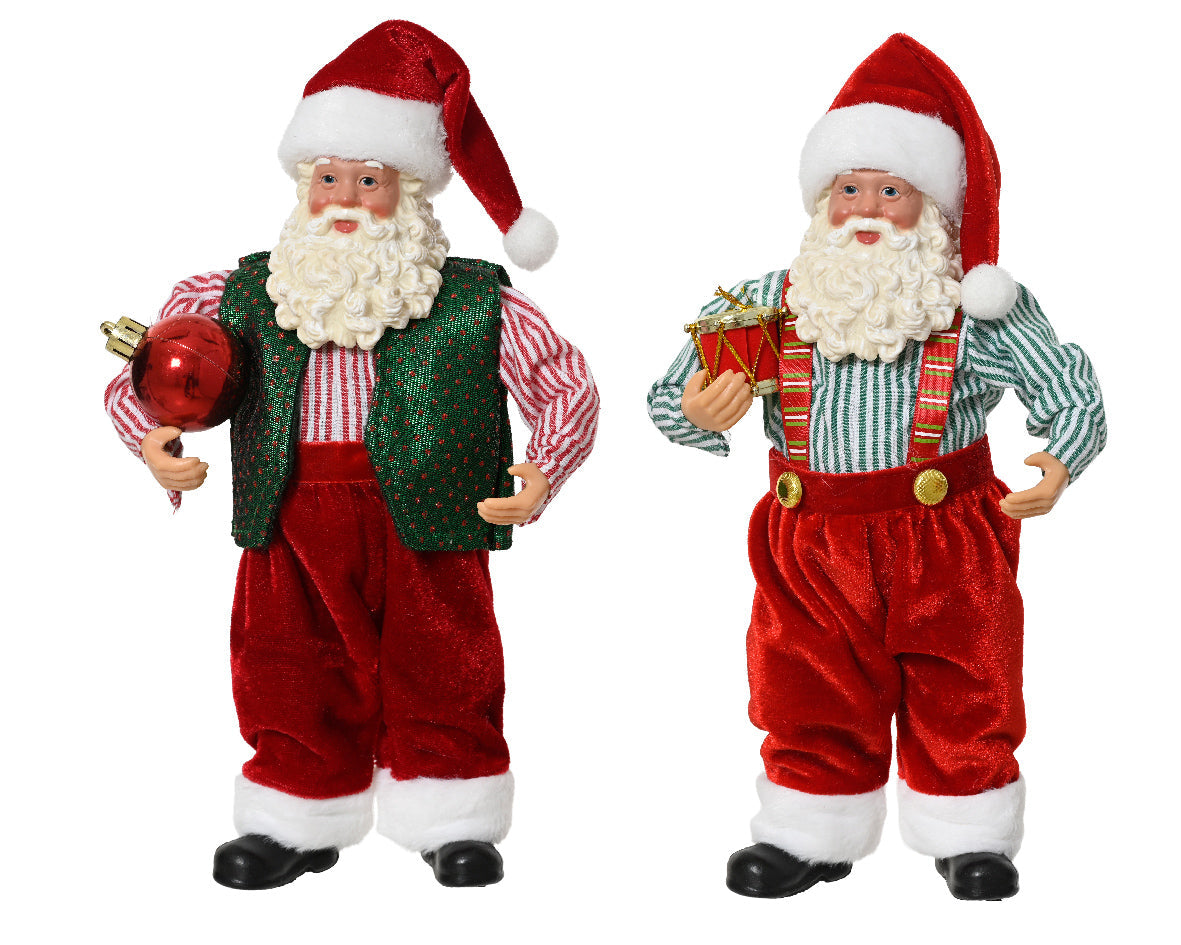 Figura de Santa en taller de 23cm