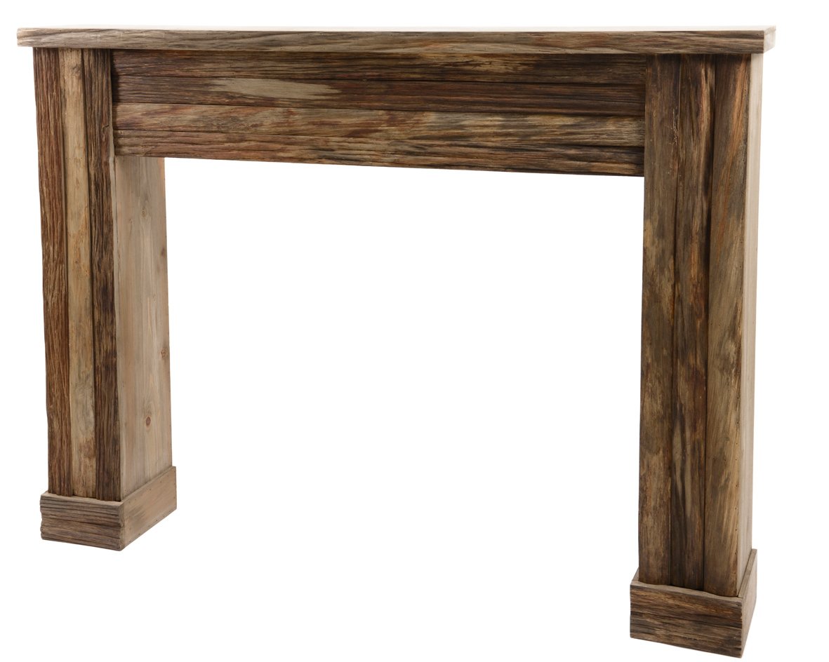 Marco de Chimenea de madera 140cm decorativa