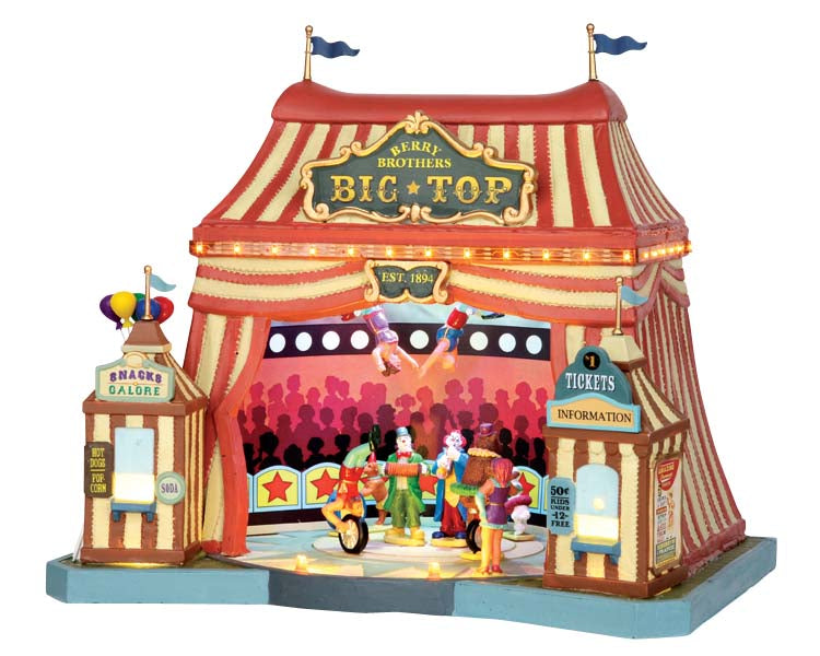 Berry Brothers Big Top, Incl. Adaptor 74254, 550 Ma (White) Colección Carnival LEMAX®