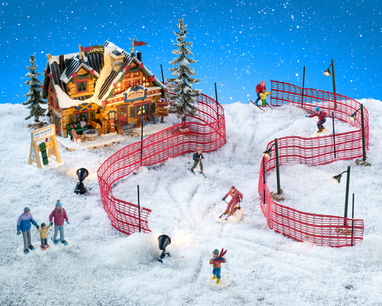 Apres-Ski Lodge Set, Incl. Adaptor 74254, 550 Ma (White) Colección Vail Village LEMAX®