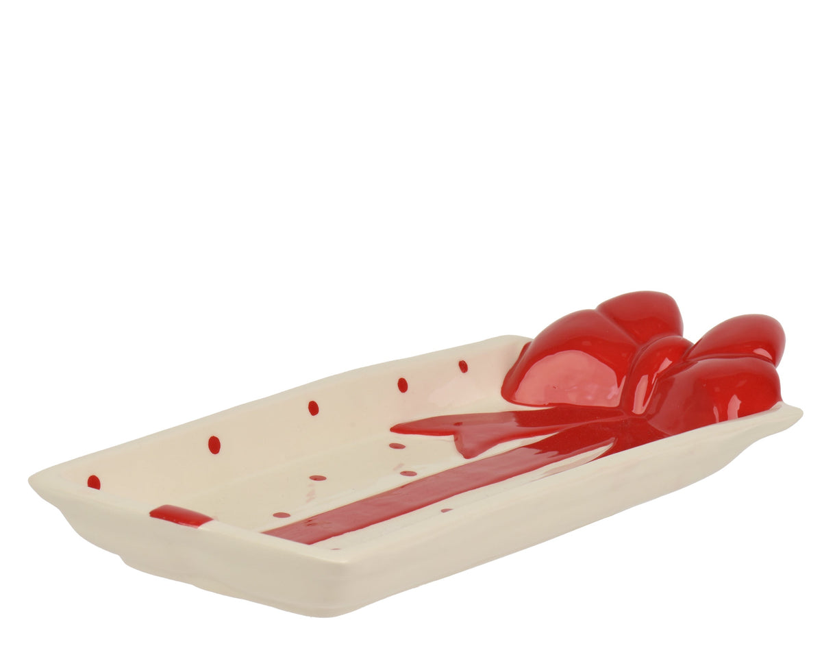 601155-Plato navideño de dolomita roja-navidad-envio-canarias