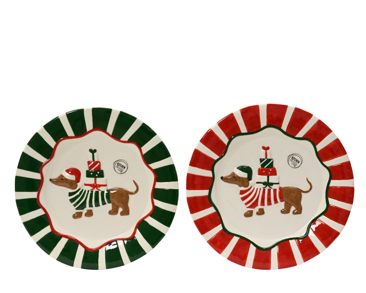 601226-Plato redondo navideño-navidad-envio-canarias