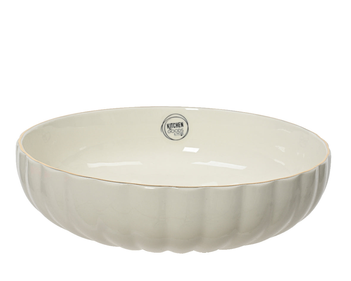 Vajilla sopera color blanco