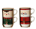 Juego de tazas de navidad