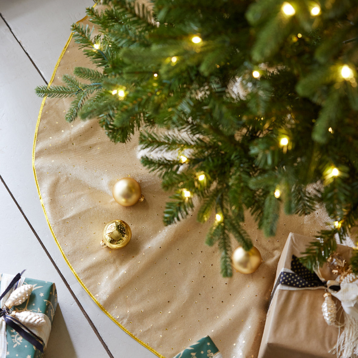 Cubrepiés de árbol de Navidad