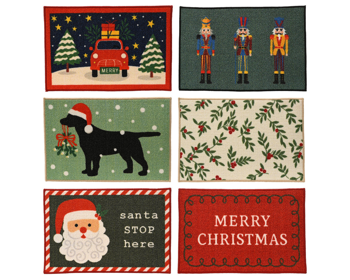 614905-Felpudo rectangular navideño-navidad-envio-canarias