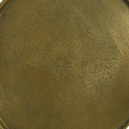 Bandeja dorada de aluminio estilo moderno