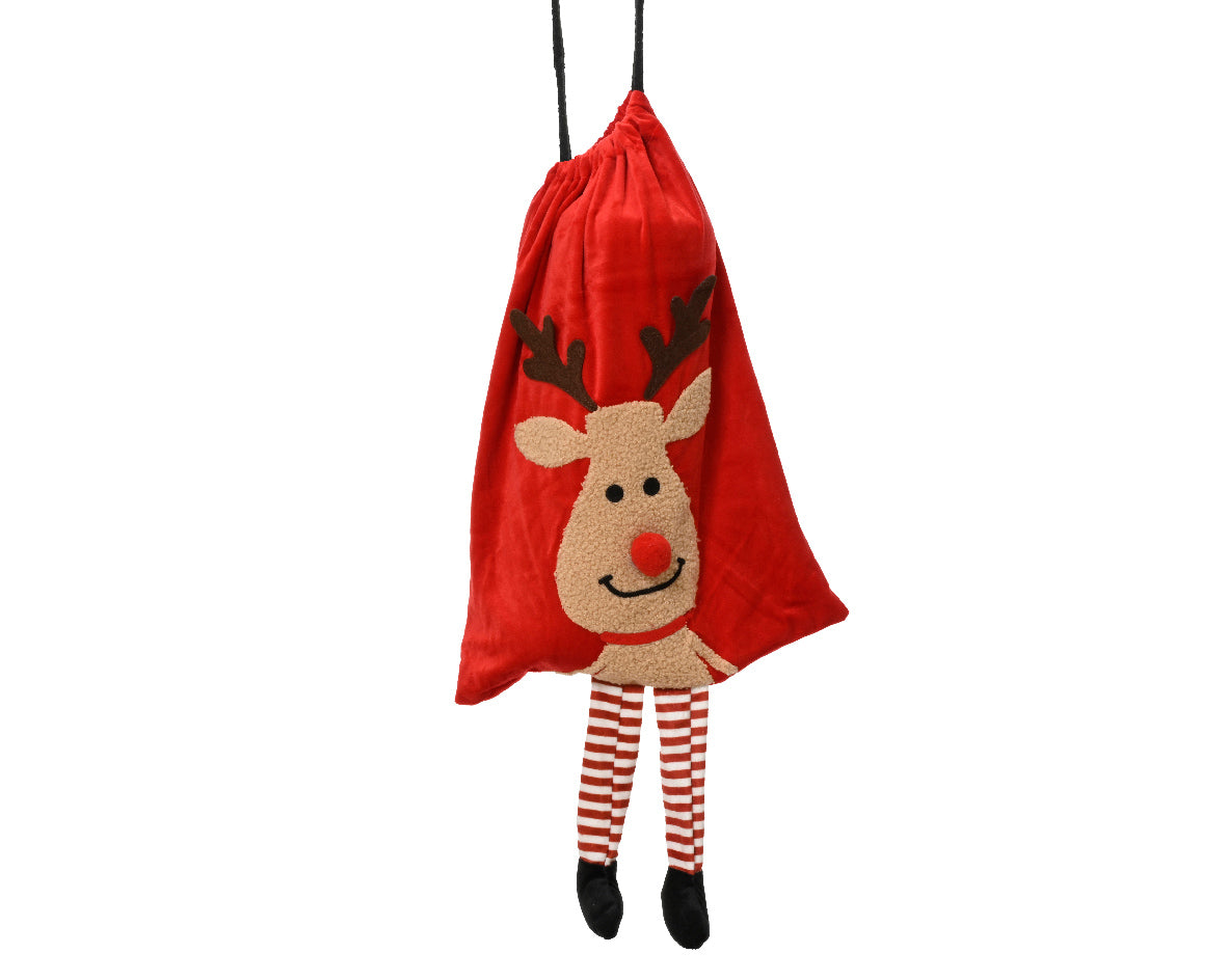 Bolsa con manta roja de fleece