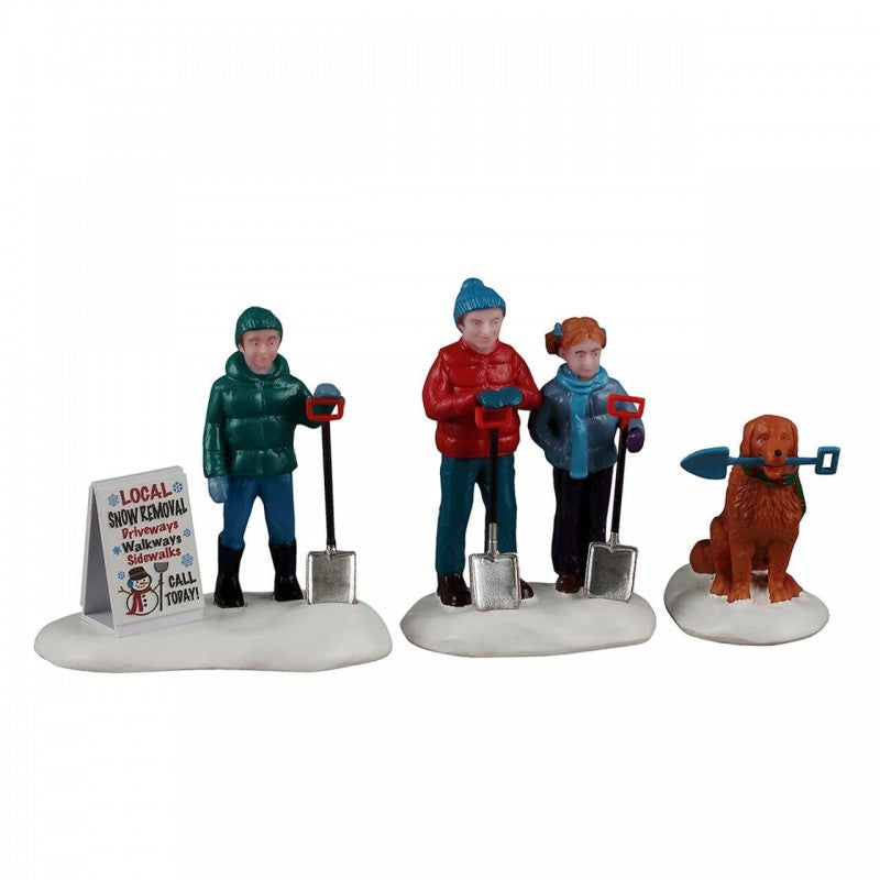 62623-Neighborhood-Snow-Shovelers-set-de-3-LEMAX-envio-a-canarias