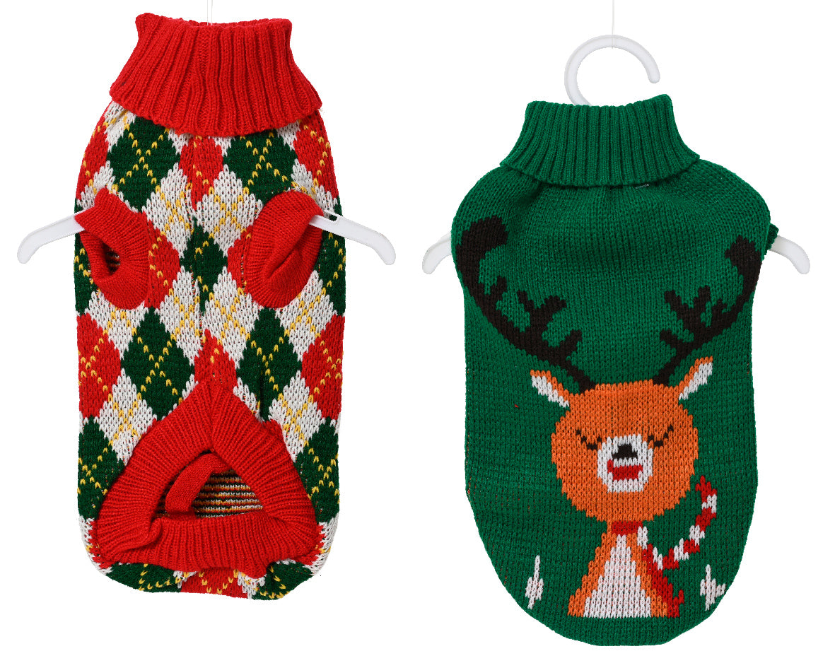 Ropa de navidad para mascotas 30cm