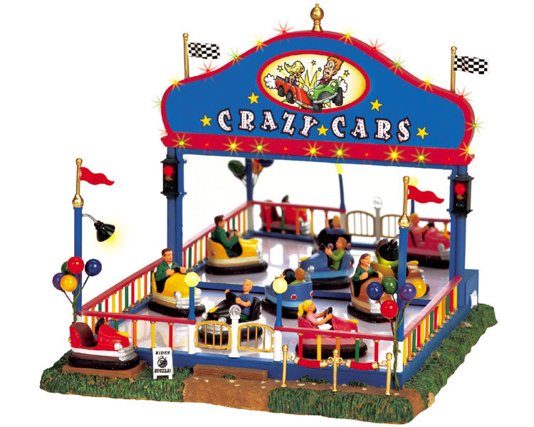 Crazy Cars,(Ver.2)  Incl. Adaptor 74254, 550 Ma (White) Colección Carnival LEMAX®