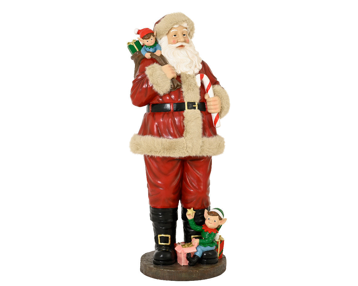 Figura de Santa con regalos de 180cm