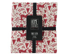 Mantel rojo de algodón candy 140 cm