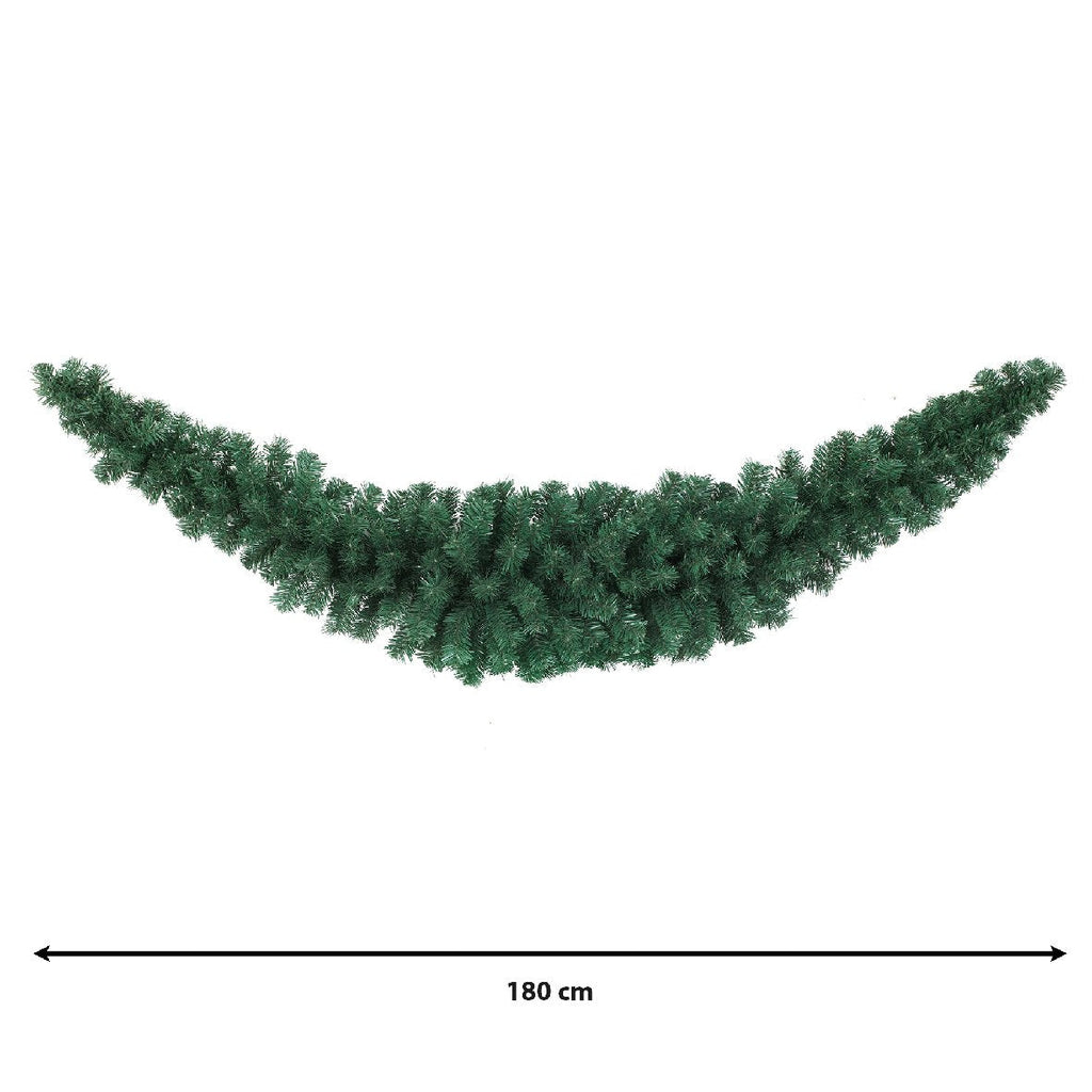 Guirnalda de Navidad color verde 180cm