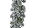 Guirnalda nevada de Navidad 270cm