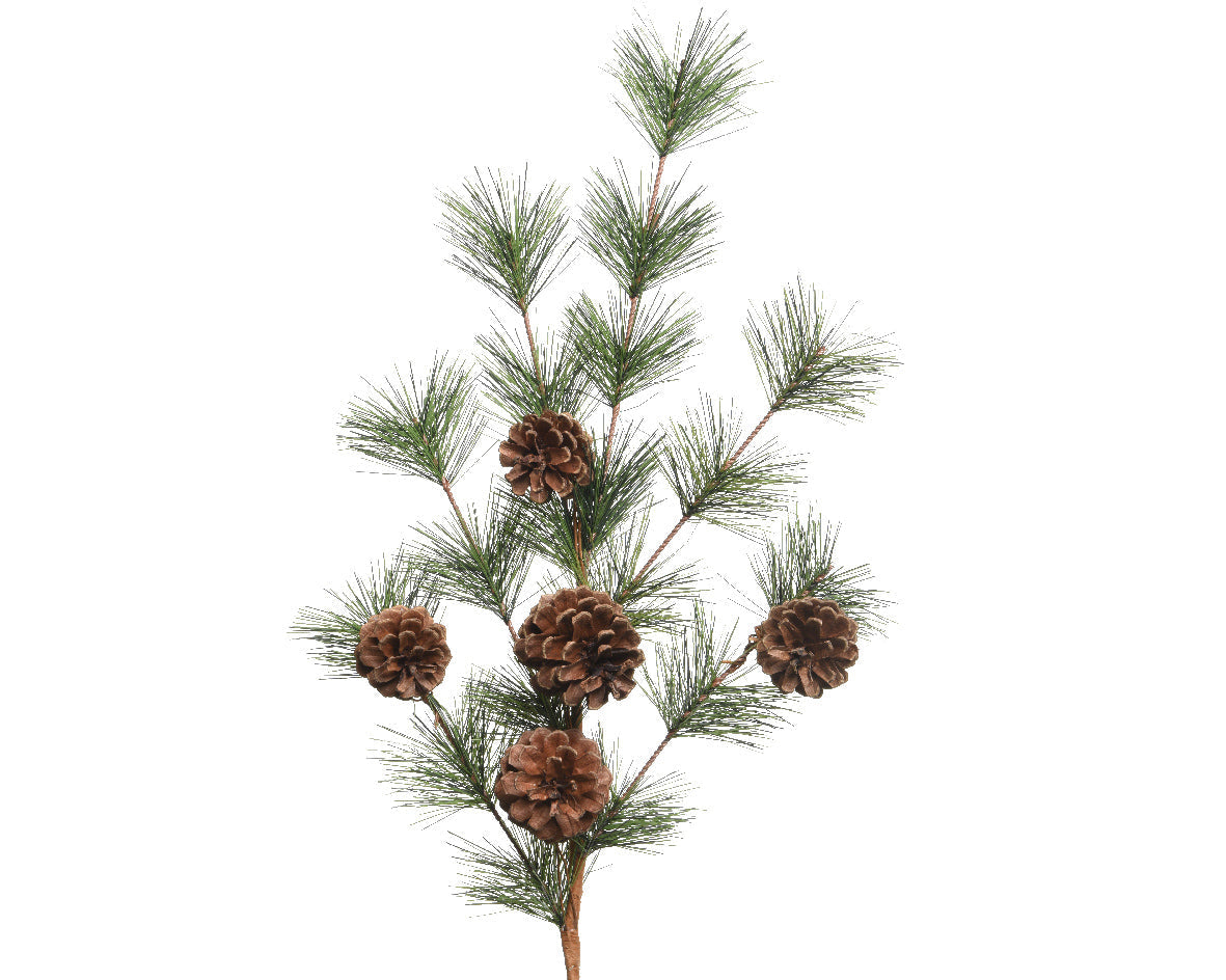 Adorno navideño verde guirnaldas 50cm