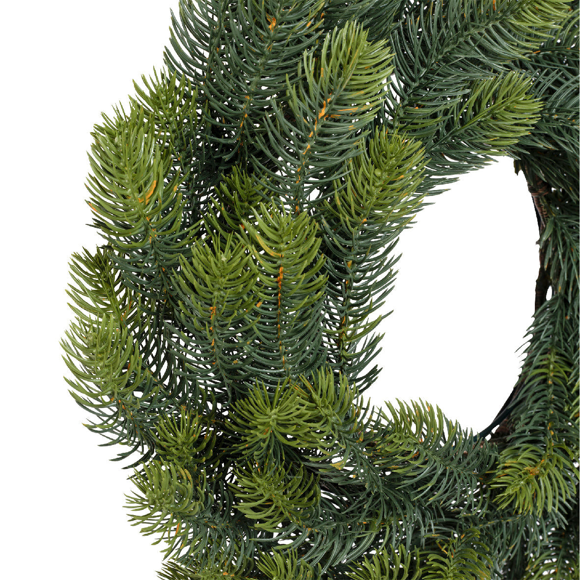 Corona de Navidad color verde 40 cm plástico