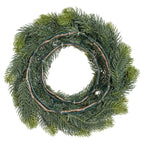Corona de Navidad color verde 40 cm plástico