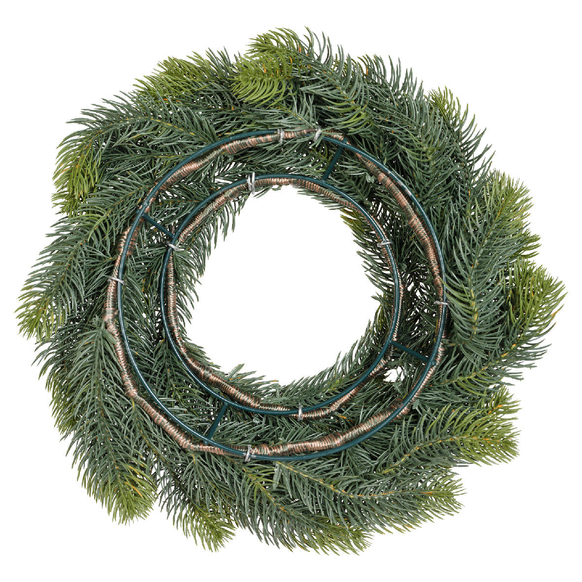 Corona de Navidad color verde 40 cm plástico