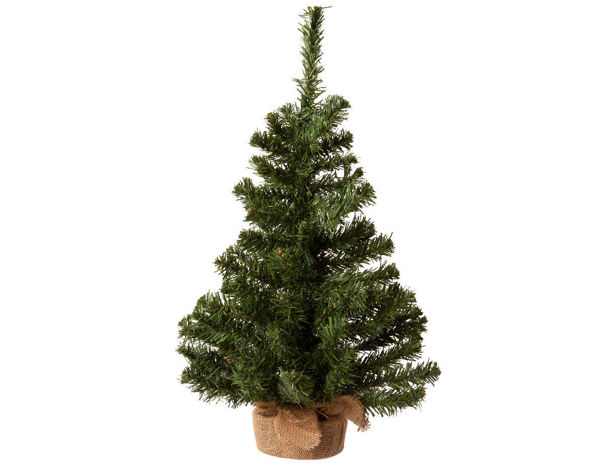 Miniarbol artificial con adornos navideños de 35cm