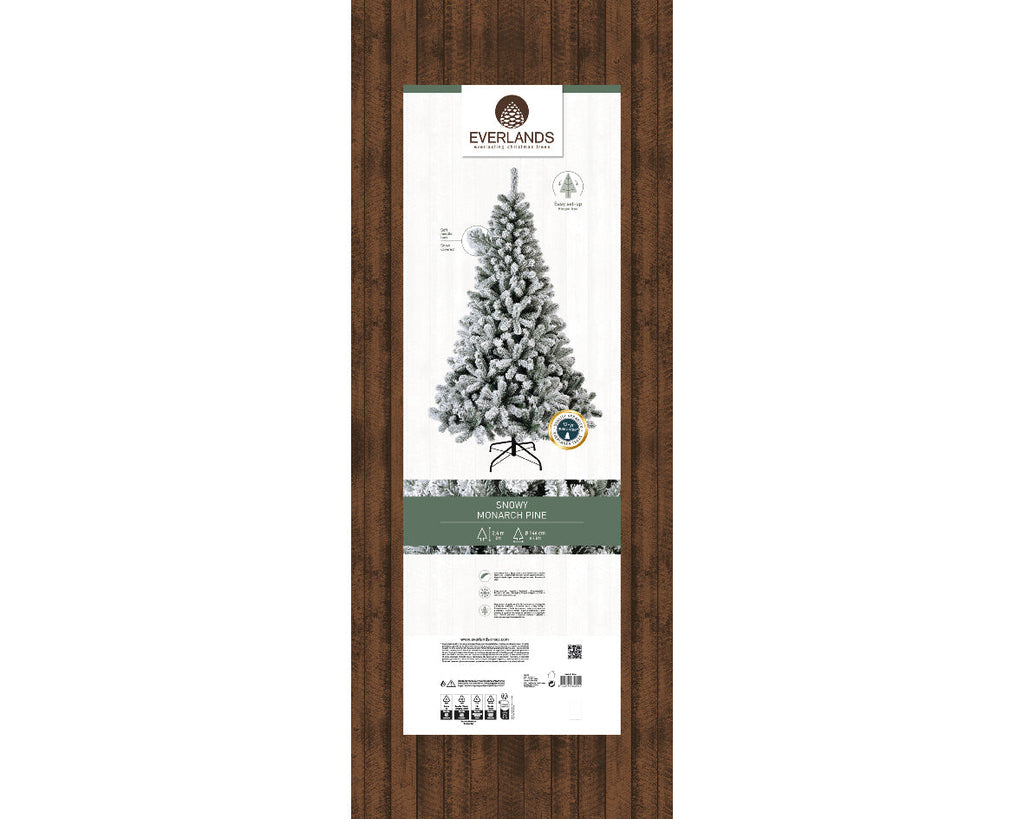 Árbol nevado Snowy Monarch de 240cm