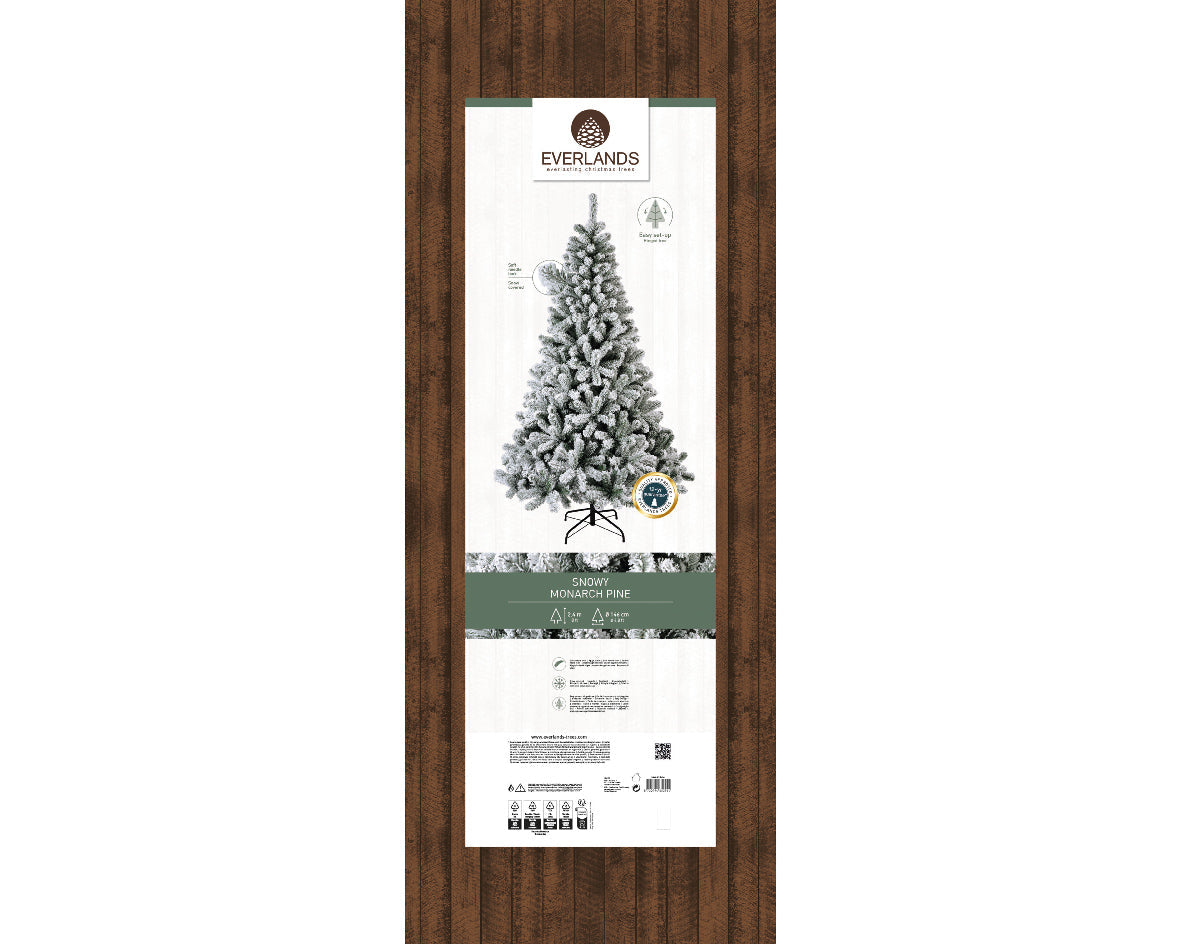 Árbol nevado Snowy Monarch de 240cm