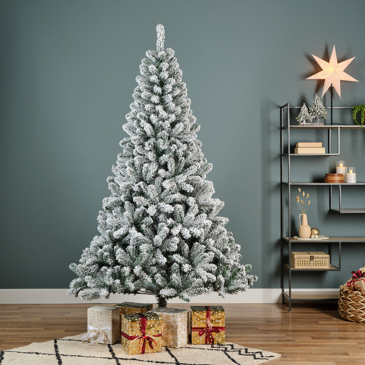 Árbol nevado Snowy Monarch de 240cm