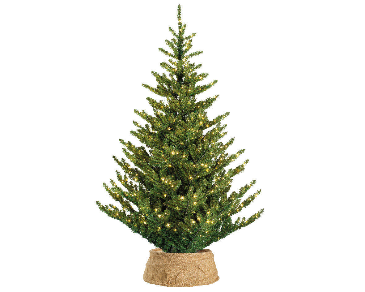 Cubrepiés de árbol de navidad yute natural 68cm