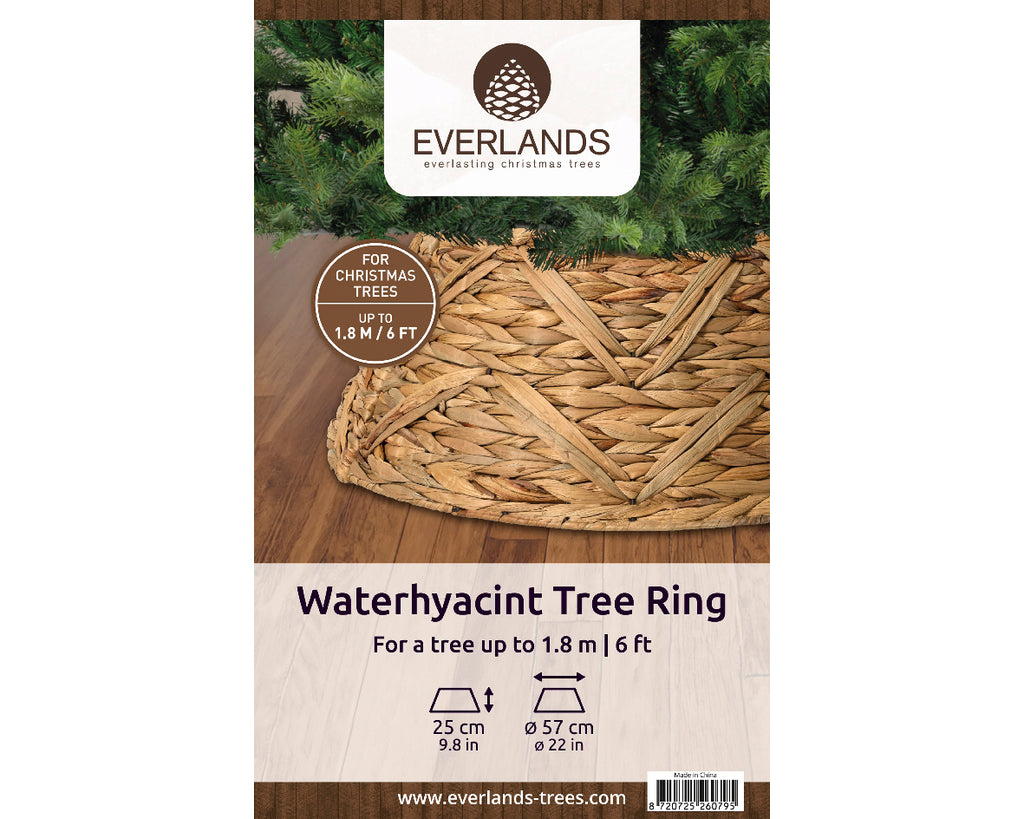 Cubrepie para árbol de navidad de fibras naturales 57cm