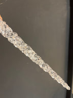Ornamento de navidad de lágrimas de hielo Brillan en la oscuridad