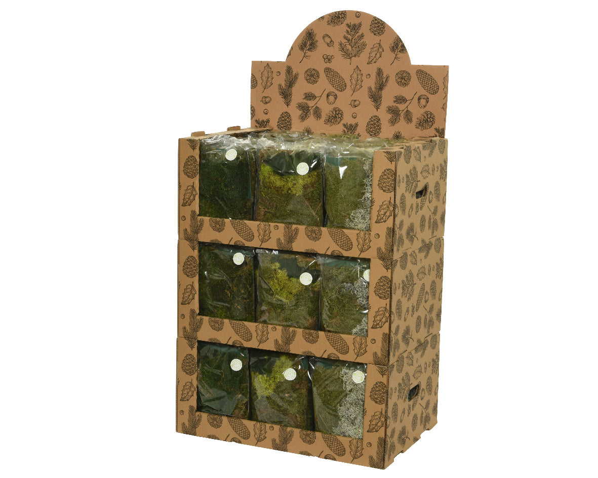 Floral de navidad Musgo natural seco variado