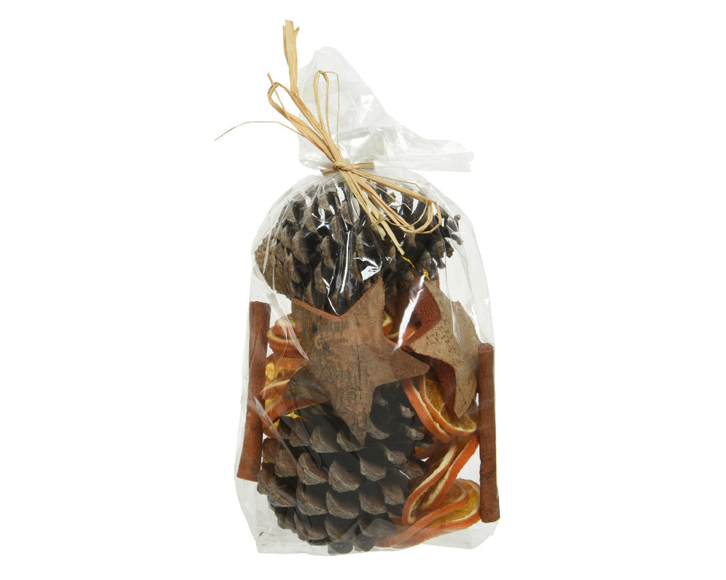 Pack de piñas y naranjas disecadas para decoracion