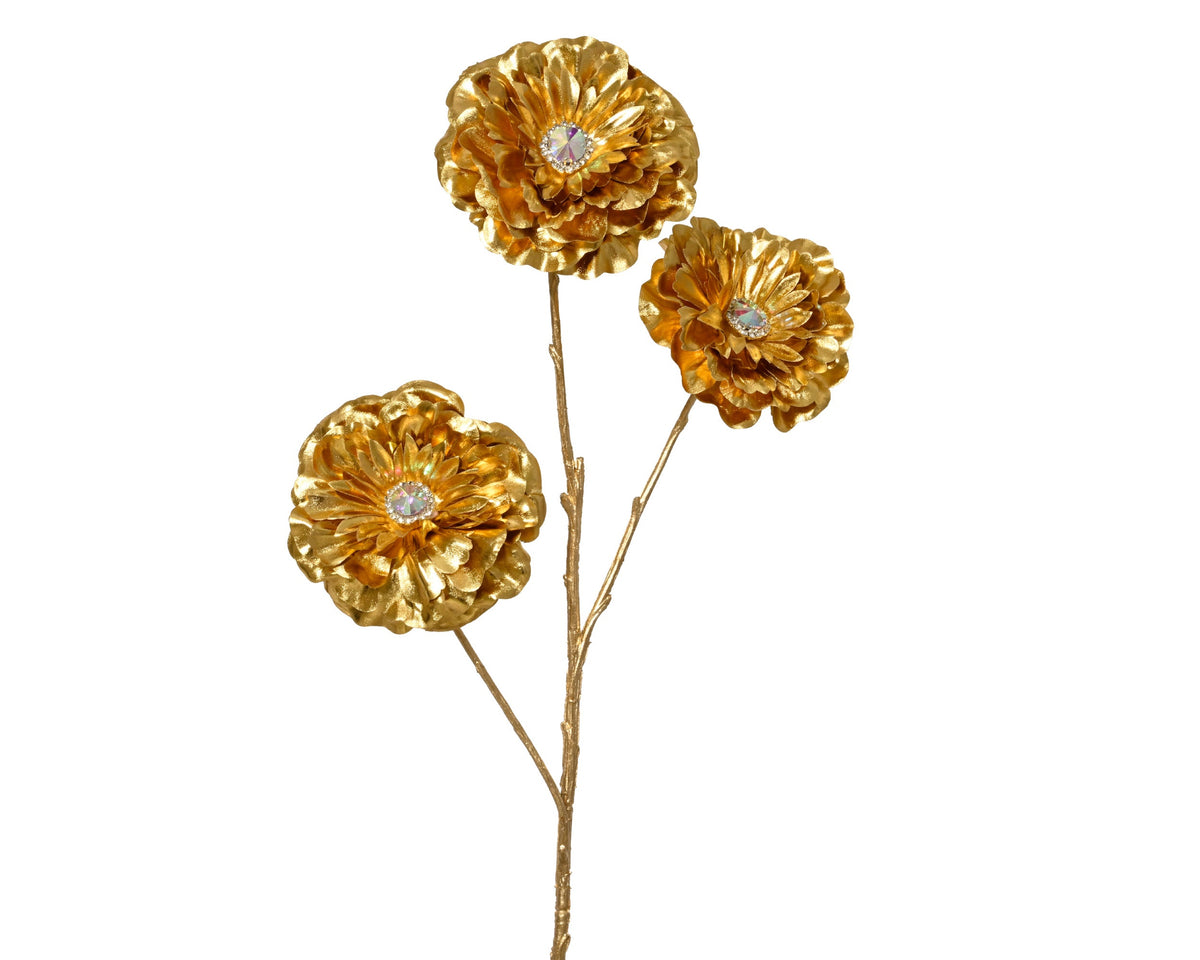 701467-Ramo de flores Everlands dorado 72 cm-navidad-envio-canarias