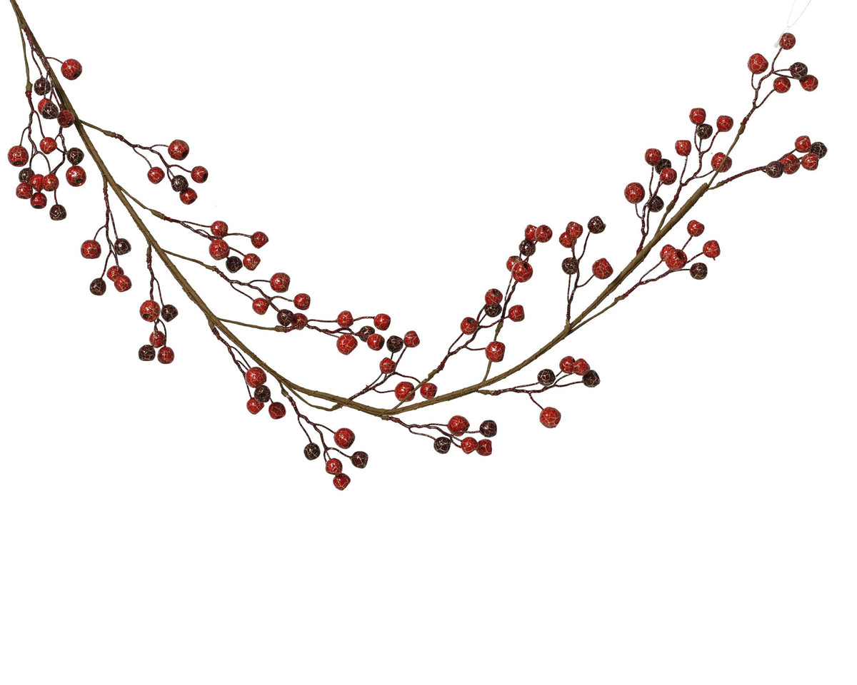 701861-Guirnalda de espuma roja Everlands de 130 cm-navidad-envio-canarias