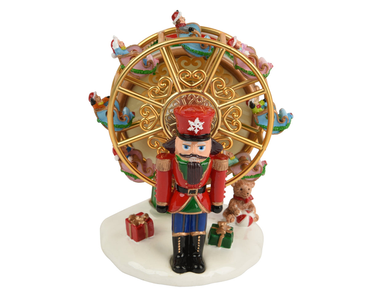 703459-Caja de música Cascanueces con Noria de 14 cm-navidad-envio-canarias