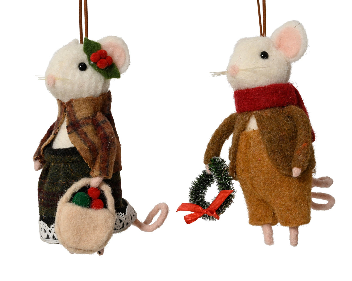 704469-Ratón de lana  15 cm-navidad-envio-canarias