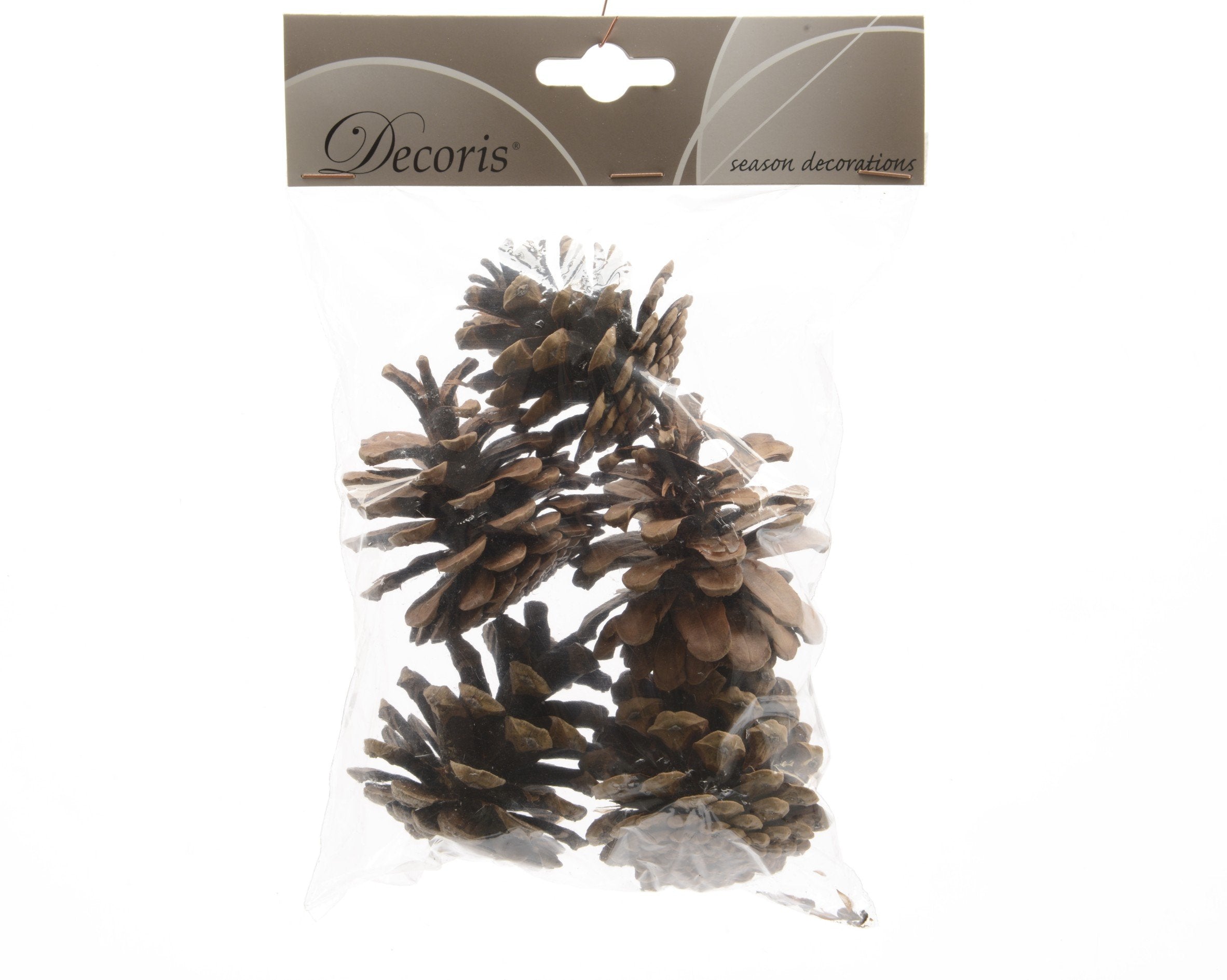 Piñas de pino de fibra natural de 15cm