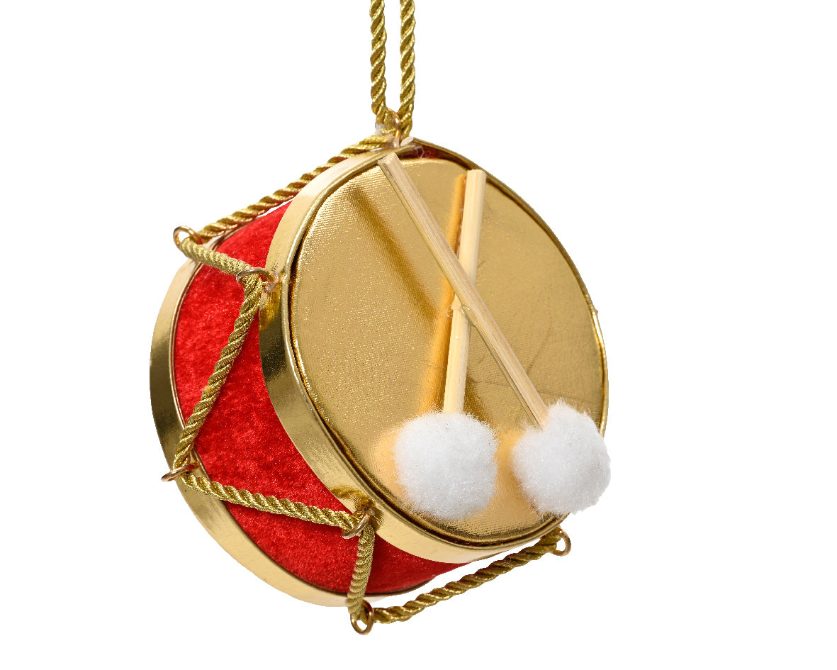 Ornamento de navidad Tambor de circo 11cm
