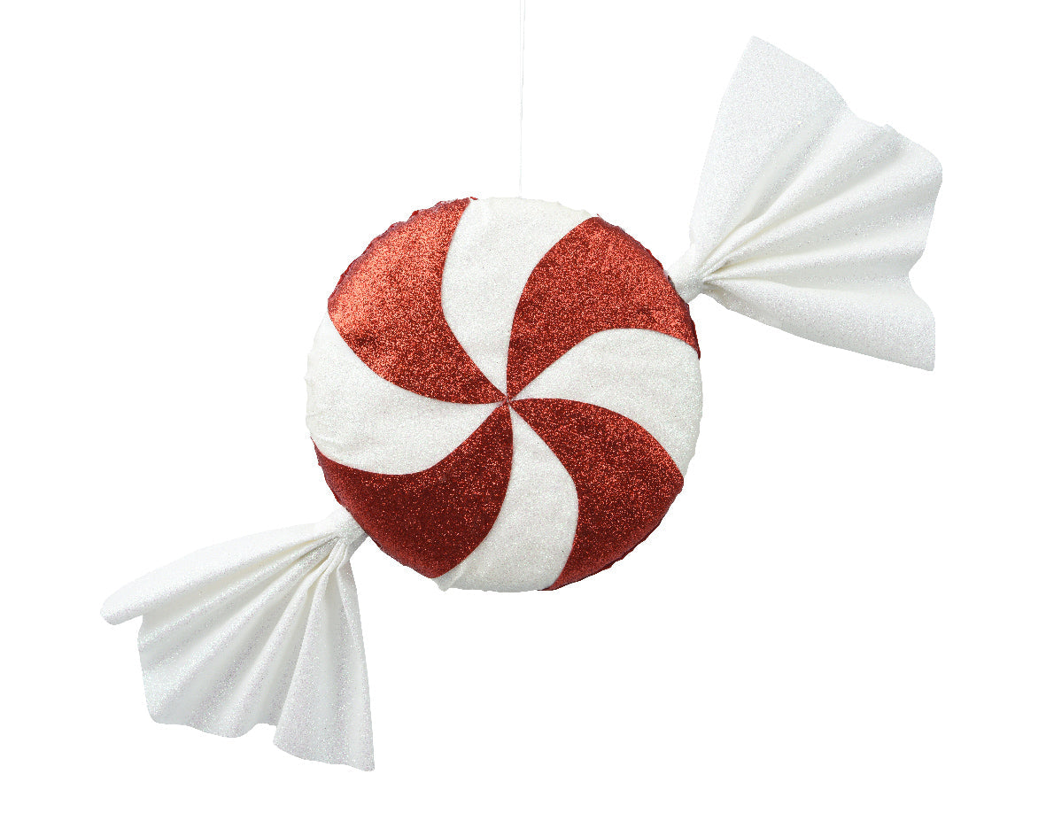 Candy Caramelo poliester adornos navideños 24cm