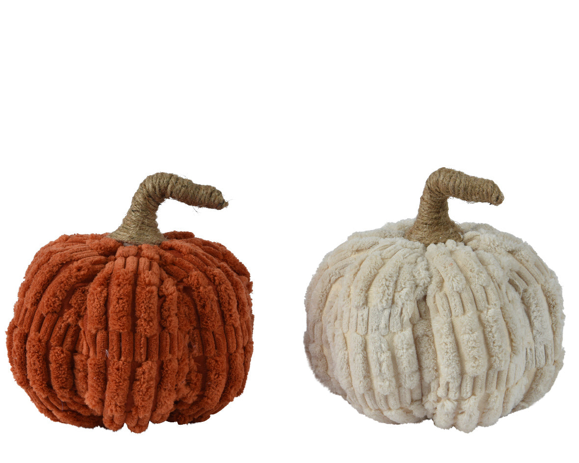 Peluche de calabaza para decoracion otoño de 18cm